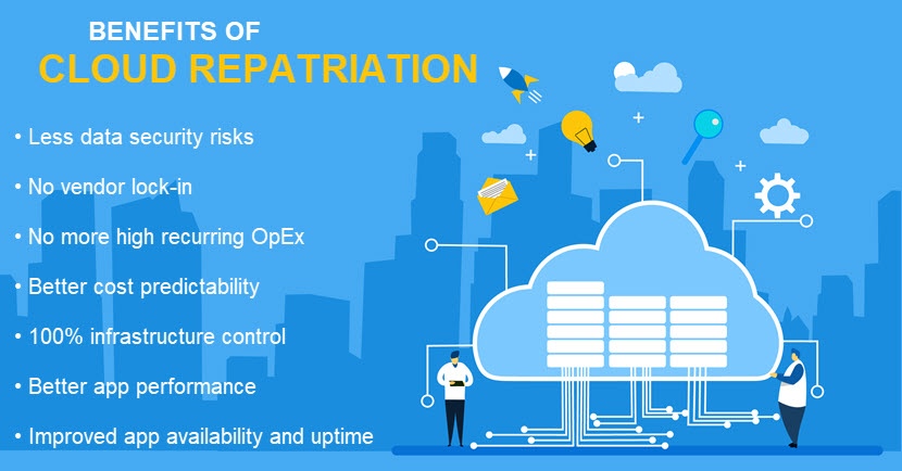 Benefits of cloud repatriation