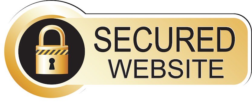 website security with a lock