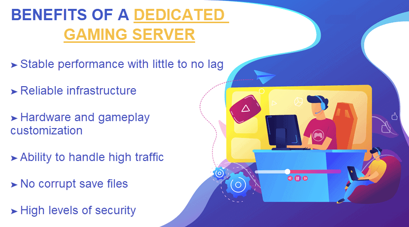Benefits of a dedicated gaming server