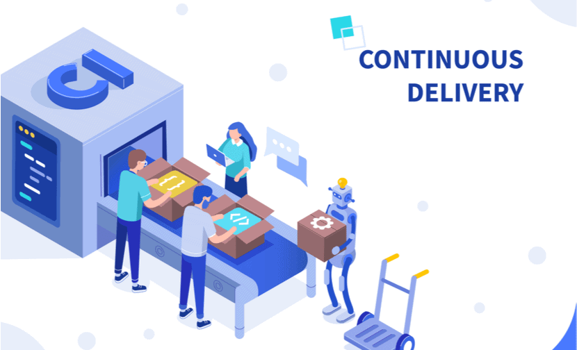 Continuous delivery automates the code release process.