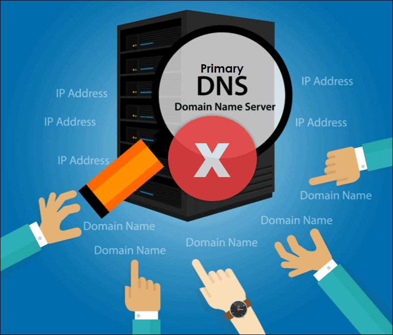 protecting a primary dns server from attack