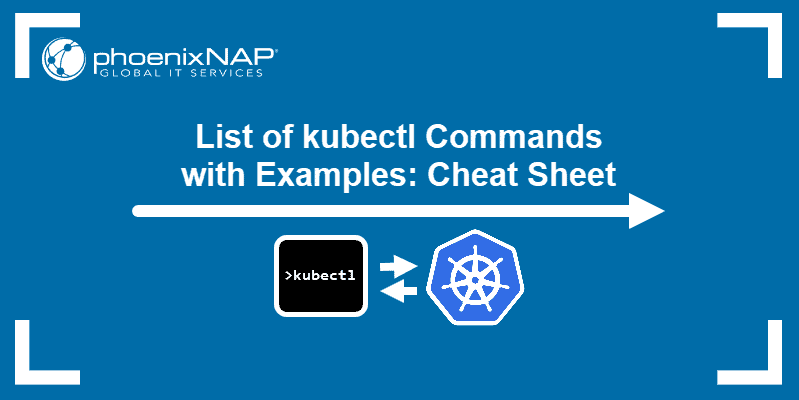 The article with the List of kubectl Commands with Examples: Cheat Sheet