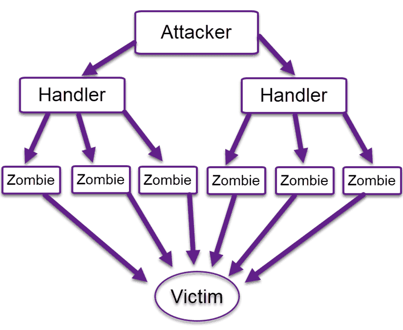 how a brute force attack works diagram