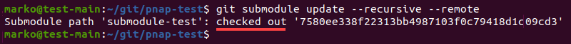 Updating submodules automatically.