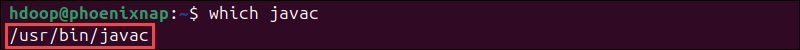 Finding the path to the Java binary directory on an Ubuntu system.