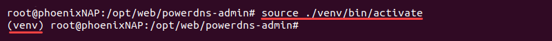python venv activate